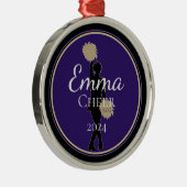 Cheer Ornament Cheerleader Aus Metall (Rechts)