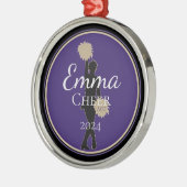 Cheer Ornament Cheerleader Aus Metall (Links)