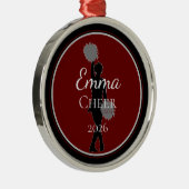 Cheer Ornament Cheerleader Aus Metall (Rechts)