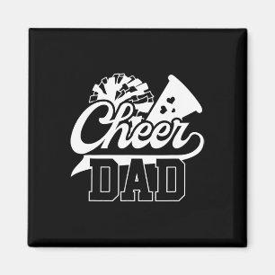 Cheer Papa Cheerleading Cheerleader Vater Magnet