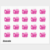 Cheer Pink Stickers (Blatt)
