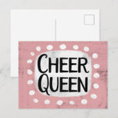 Cheer Queen Postcard Postkarte (Vorne/Hinten)