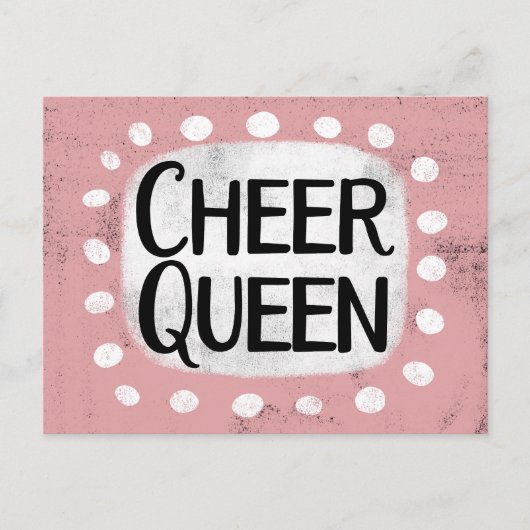Cheer Queen Postcard Postkarte (Vorderseite)