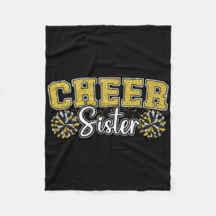 Cheer-Schwester Meine Lieblings-Cheerleaderin nenn Fleecedecke