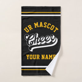 Cheer Script, Custom Name, Cheer Team Personalized Handtuch