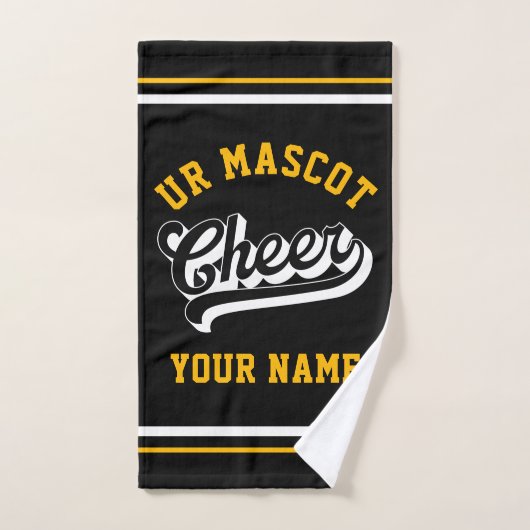 Cheer Script, Custom Name, Cheer Team Personalized Handtuch (Handtuch)