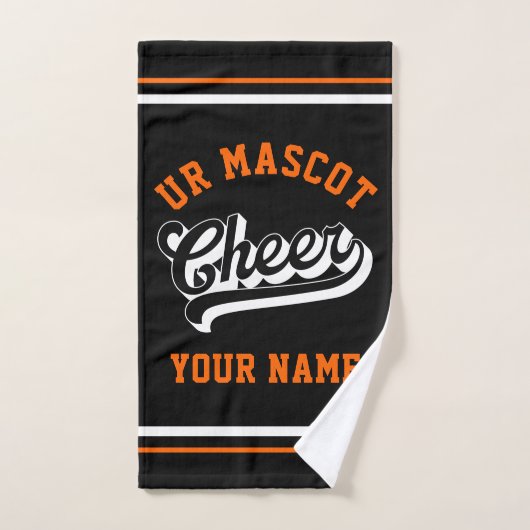Cheer Script, Custom Name, Cheer Team Personalized Handtuch (Handtuch)