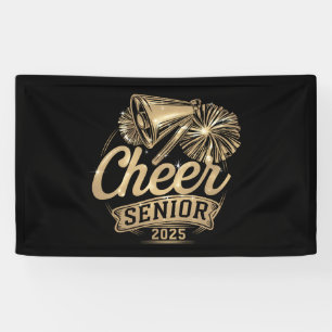 Cheer Senior 2025 Cheerleader Abschluss Class of Banner