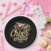 Cheer Senior 2025 Cheerleader Abschluss Class of Pappteller (Party)