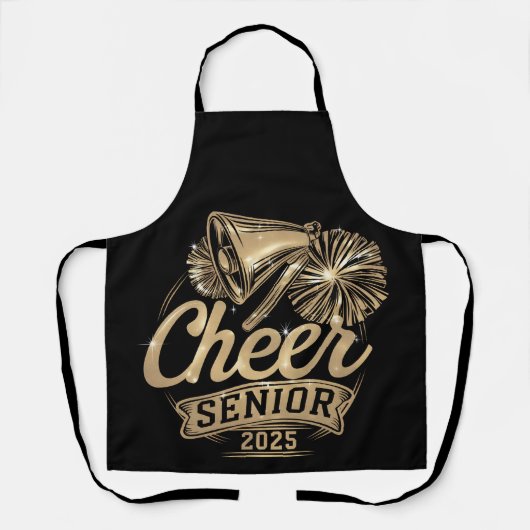 Cheer Senior 2025 Cheerleader Abschluss Class of Schürze (Vorderseite)