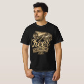 Cheer Senior 2025 Cheerleader Abschluss Class of T-Shirt (Vorne ganz)