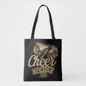 Cheer Senior 2025 Cheerleader Abschluss Class of Tasche (Vorderseite)