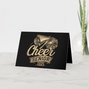 Cheer Senior 2025 Cheerleader Absolventenklasse Vo Dankeskarte