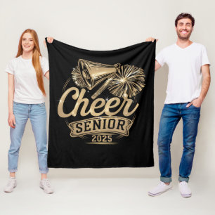 Cheer Senior 2025 Cheerleader Absolventenklasse Vo Fleecedecke