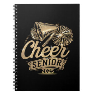 Cheer Senior 2025 Cheerleader Absolventenklasse Vo Notizblock