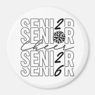 Cheer Senior 2026 Kreis Magnet