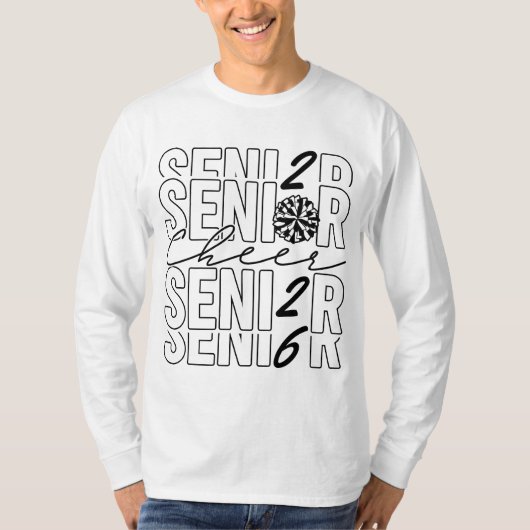 Cheer Senior 2026 Men LS T-Shirt (Vorderseite)