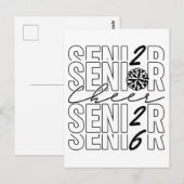 Cheer Senior 2026 Postkarte (Vorne/Hinten)