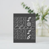 Cheer Senior 2026 Postkarte (Stehend Vorderseite)