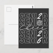 Cheer Senior 2026 Postkarte (Vorne/Hinten)