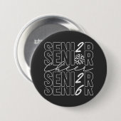 Cheer Senior 2026 Runde Anstecknadel (Vorne & Hinten)