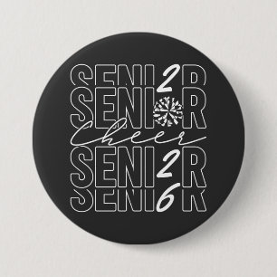 Cheer Senior 2026 Runde Anstecknadel