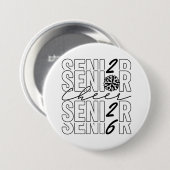 Cheer Senior 2026 Runde Anstecknadel (Vorne & Hinten)