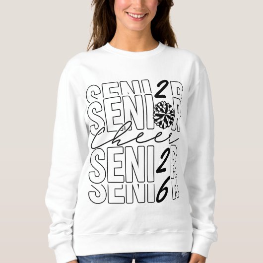 Cheer Senior 2026 Women Sweatshirt (Vorderseite)