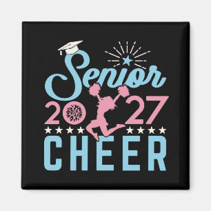 Cheer Senior 2027 Cheerleading-Absolvent Magnet