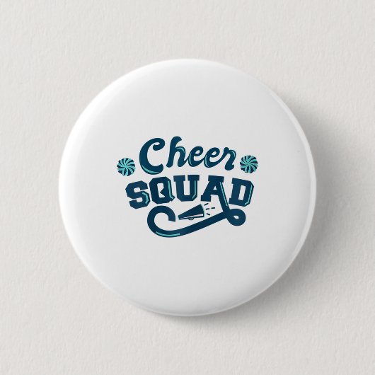 Cheer Squad Cheerleading Sport Club Button (Vorderseite)