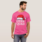Cheer Squad Christmas Santa Cheerleading Matching T-Shirt (Vorne ganz)
