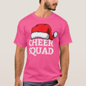 Cheer Squad Christmas Santa Cheerleading Matching T-Shirt (Vorderseite)