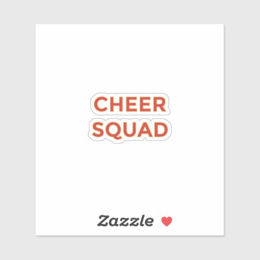 Cheer Squad Pet Parent Sticker | Gold Red Paw Mom (Blatt)