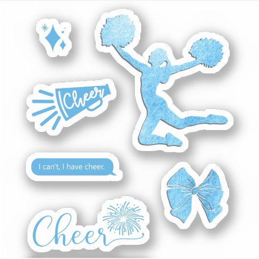 Cheer Sticker Pack, Cheerleader (Vorderseite)