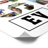 Cheer Team Cheer Senior Foto Collage Poster (Ecke)