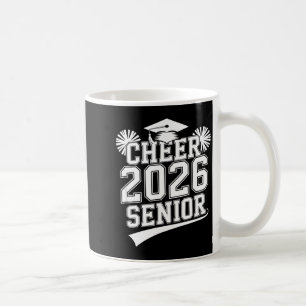 Cheer-Team-Mutter der Abschlussklasse 2026 bei der Kaffeetasse