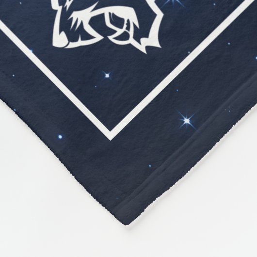 Cheer Team Senior Night Custom Photo Starry Night Fleecedecke (Ecke)