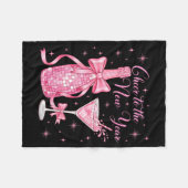 Cheer To The New Year Happy New Year 2026 Countdow Fleecedecke (Vorderseite (Horizontal))