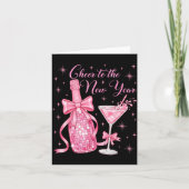 Cheer To The New Year Happy New Year 2026 Countdow Karte (Vorderseite)