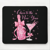 Cheer To The New Year Happy New Year 2026 Countdow Mousepad (Vorne)