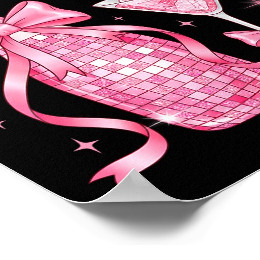 Cheer To The New Year Happy New Year 2026 Countdow Poster (Ecke)