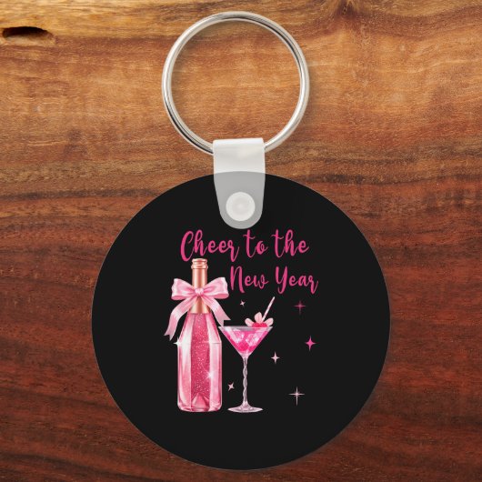 Cheer To The New Year Happy New Year 2026 Party Gi Schlüsselanhänger (Vorderseite)