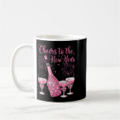 Cheer To The New Year Happy New Year 2026 Party  Kaffeetasse (Links)