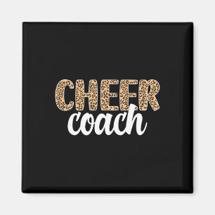 Cheer-Trainer Leopard Cheerleading-Trainer Magnet