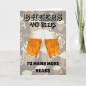 Cheer und Bierbraut Geburtstag Karte (Vorderseite)