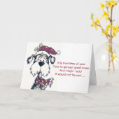 *CHEER* UND HABEN EIN *BIER*-CHRISTMAL KARTE (Gelbe Blume)