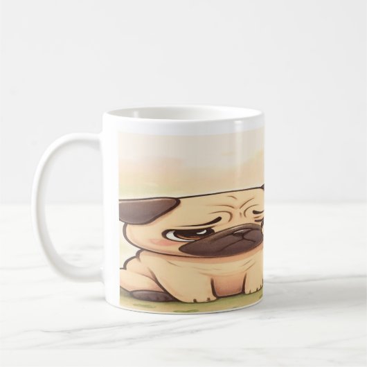 Cheer Up Boo Boo – Pug Kiss Edition Kaffeetasse (Links)
