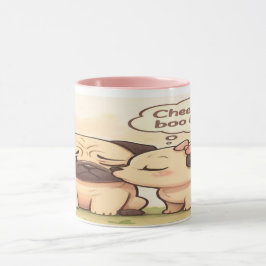 Cheer Up Boo Boo – Pug Kiss Edition Tasse