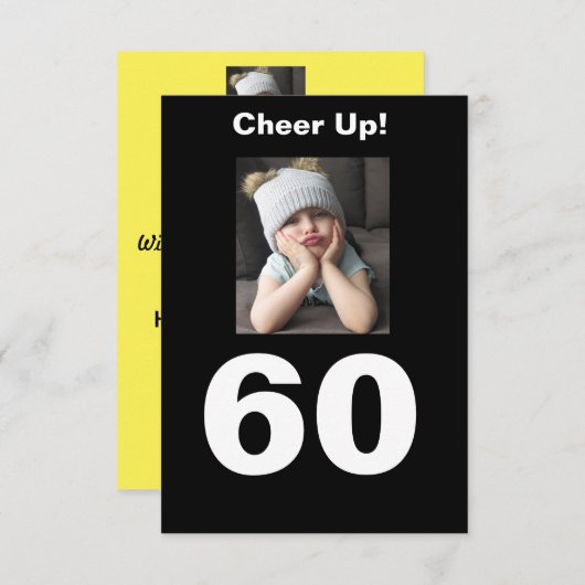 Cheer Up! Geburtstag Funny Grumpy Girl (Vorne/Hinten)