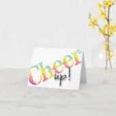 Cheer Up get well soon card Karte (Gelbe Blume)